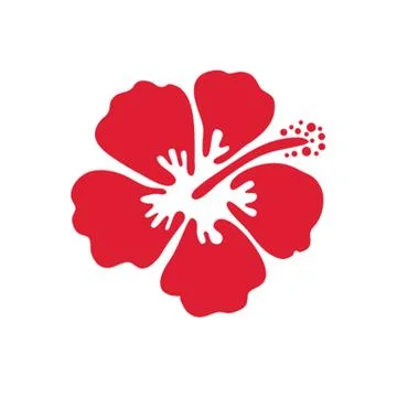 Vector illustration of hibiscus flower Stock-Illustration