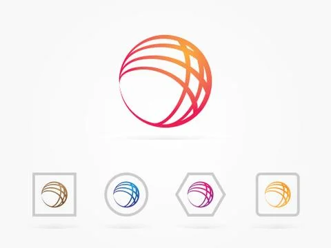 Vector illustration highlighter circles Stock Illustration