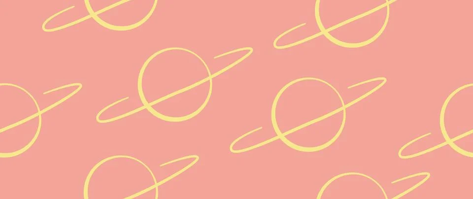 Vector illustration. Horizontal seamless background. Concept of space, star.. Stock Illustration