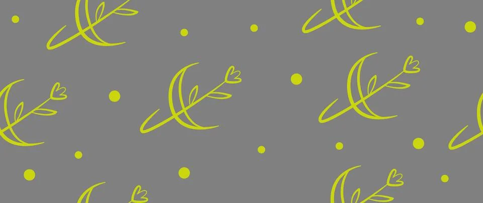 Vector illustration. Horizontal seamless background. Concept of space, star.. Stock Illustration