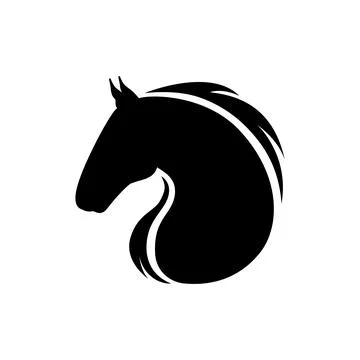 Vector illustration horse logo Stock Illustration