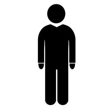 Vector illustration, human, people icon. Stock Illustration