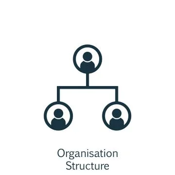 Vector Illustration Of Human Resources Symbol On Organisation Structure Icon. Stock Illustration