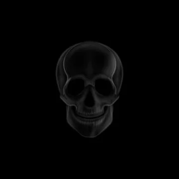 Vector illustration of a human  skull x-ray print. medical concept Stock Illustration