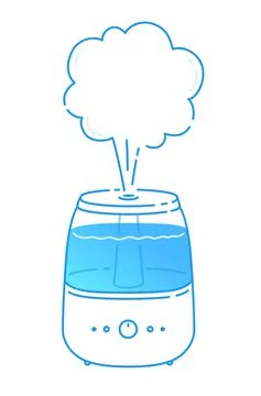 Vector illustration of humidifier Stock Illustration