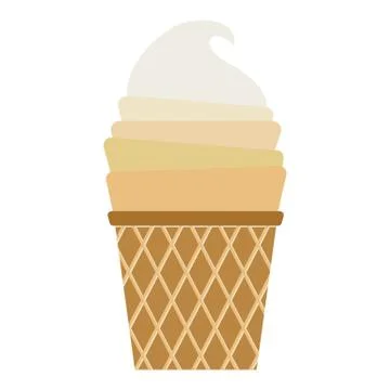 Vector illustration of ice cream Stock Illustration