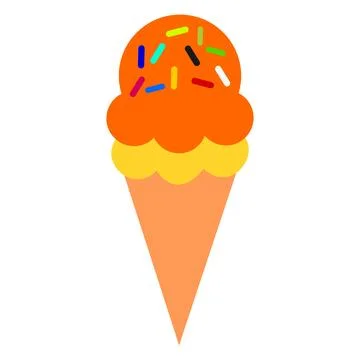 Vector illustration of ice cream Stock Illustration