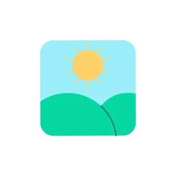 Vector illustration icon application smartphone gallery Stock Illustration