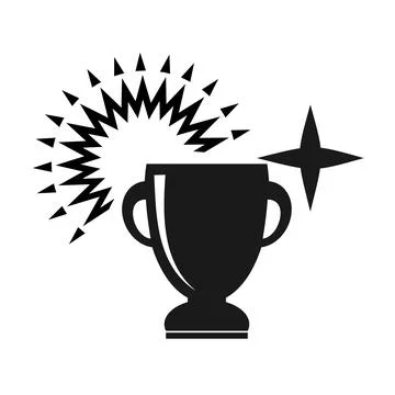 Vector illustration, icon cup. Isolated on a white background. Stock Illustration