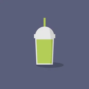 Vector illustration icon drink flat design Stock Illustration