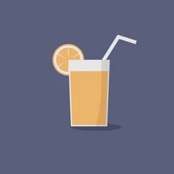 Vector illustration icon drink flat design Stock Illustration