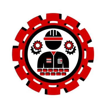 Vector illustration, icon, logo of the construction industry.	 Stock Illustration