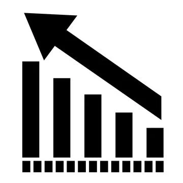 Vector illustration of the icon, logo of growth Stock Illustration