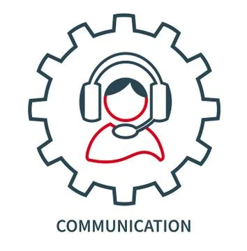 Vector illustration of an icon, logo, sign of a Telecom operator Stock Illustration