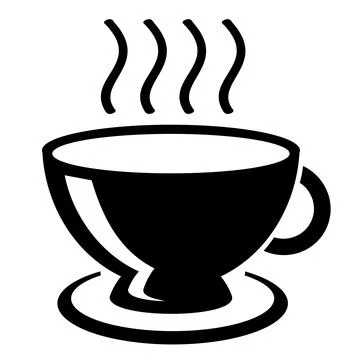 Vector illustration, icon mug. Stock Illustration