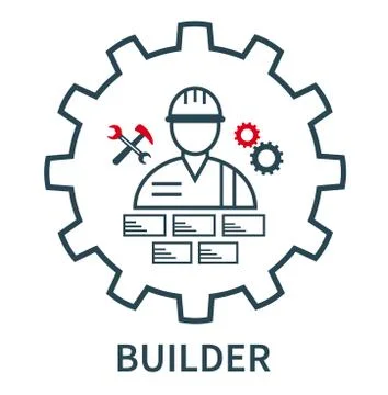 Vector illustration of icon for renovation, construction Stock Illustration