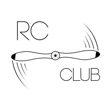 Vector illustration. Icon rotating propeller. Symbol rc club 스톡 일러스트