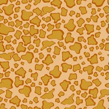 Vector illustration. An image of the texture of animal skins, cheetah Illustrazione stock