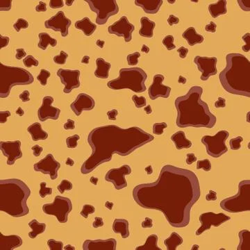 Vector illustration. An image of the texture of animal skins, cheetah. Dark Stock Illustration