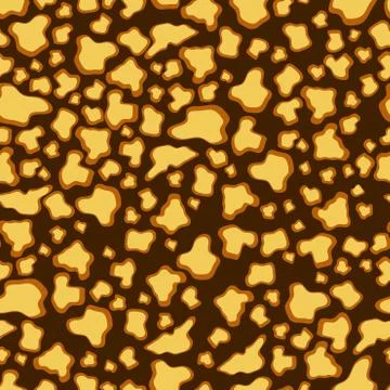 Vector illustration. An image of the texture of animal skins, cheetah. Light Stock Illustration
