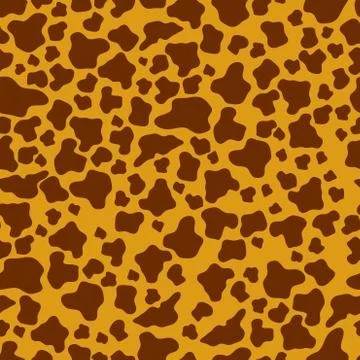 Vector illustration. An image of the texture of animal skins, cheetah. Dark s Stock Illustration