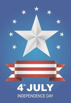 Vector illustration for Independence Day. Stock Illustration