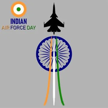 Vector Illustration of Indian Air Force Day observed on October 8. 스톡 일러스트