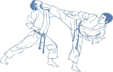 Vector illustration of  Indonesia fight Stock Illustration