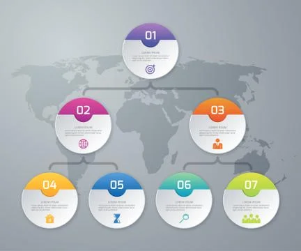 Vector illustration infographic Stock-Illustration