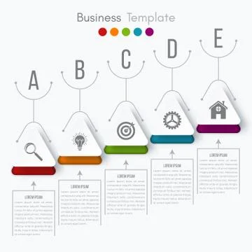Vector illustration infographic Stock Illustration