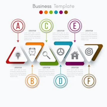 Vector illustration infographic Illustrazione stock