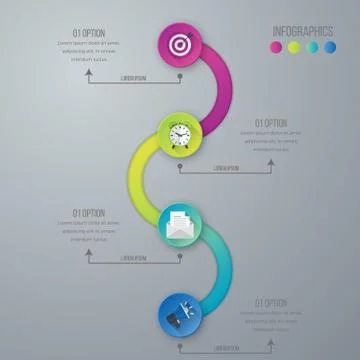 Vector illustration infographic Stock Illustration