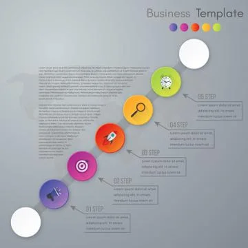 Vector illustration infographic Stock Illustration