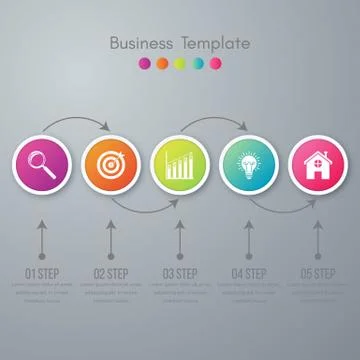 Vector illustration infographic 库存插图