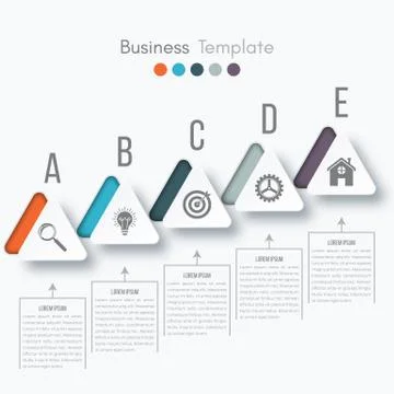 Vector illustration infographic Illustrazione stock