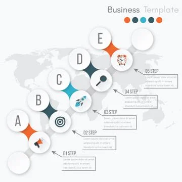 Vector illustration infographic Stock-Illustration