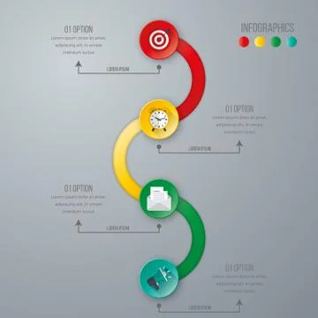 Vector illustration infographic Stock Illustration