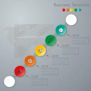 Vector illustration infographic Stock Illustration