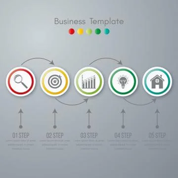 Vector illustration infographic Stock Illustration