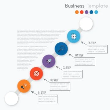 Vector illustration infographic 库存插图