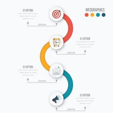Vector illustration infographic Stock Illustration