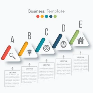 Vector illustration infographic Stock Illustration