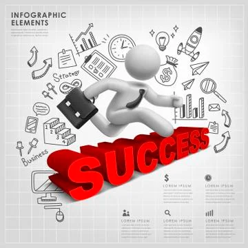 Vector illustration infographics elements design Stock Illustration