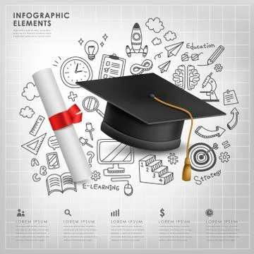 Vector illustration infographics elements design Stock Illustration