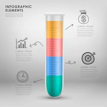 Vector illustration infographics elements design Stock Illustration