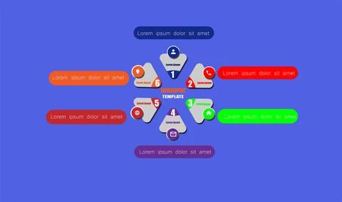 Vector illustration of infographics elements for web design, business prese.. Stock Illustration