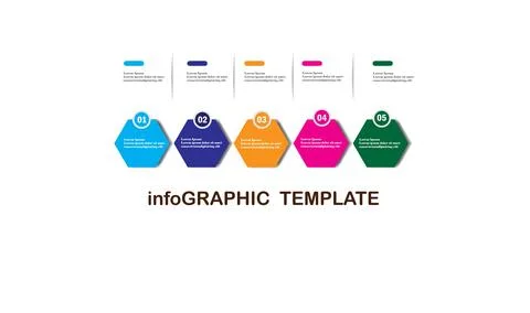 Vector illustration of infographics elements for web design, business prese.. Stock Illustration