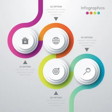 Vector illustration infographics Illustrazione stock