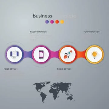 Vector illustration infographics Illustrazione stock