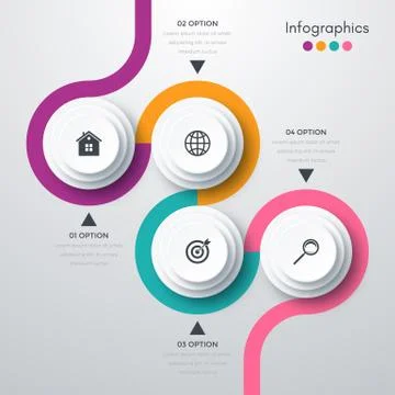 Vector illustration infographics Illustrazione stock